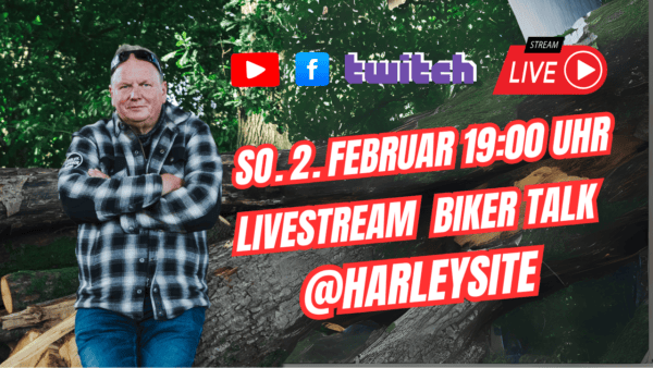 Motorrad-Führerschein geplant? Harley-Davidson bietet Extra-Rabatt a man standing on a log