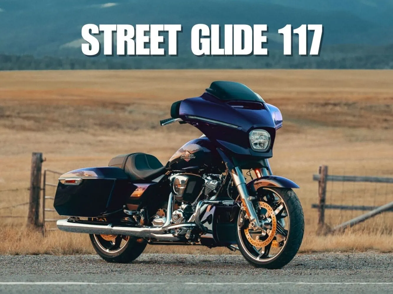 a motorcycle parked on a road