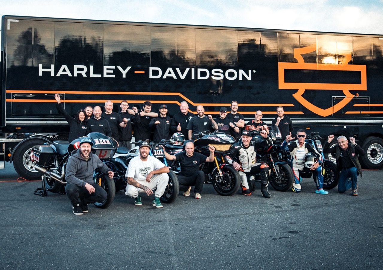 Harley-Davidson Rennteam beim 1000-km-Rennen in Hockenheim 2025