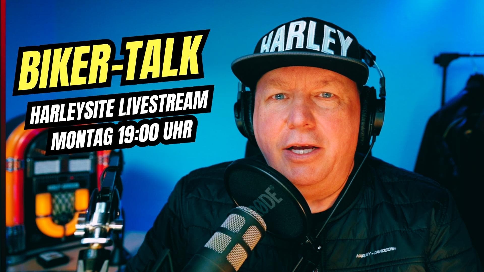 BIKER TALK on Monday evening on Harleysite YouTube