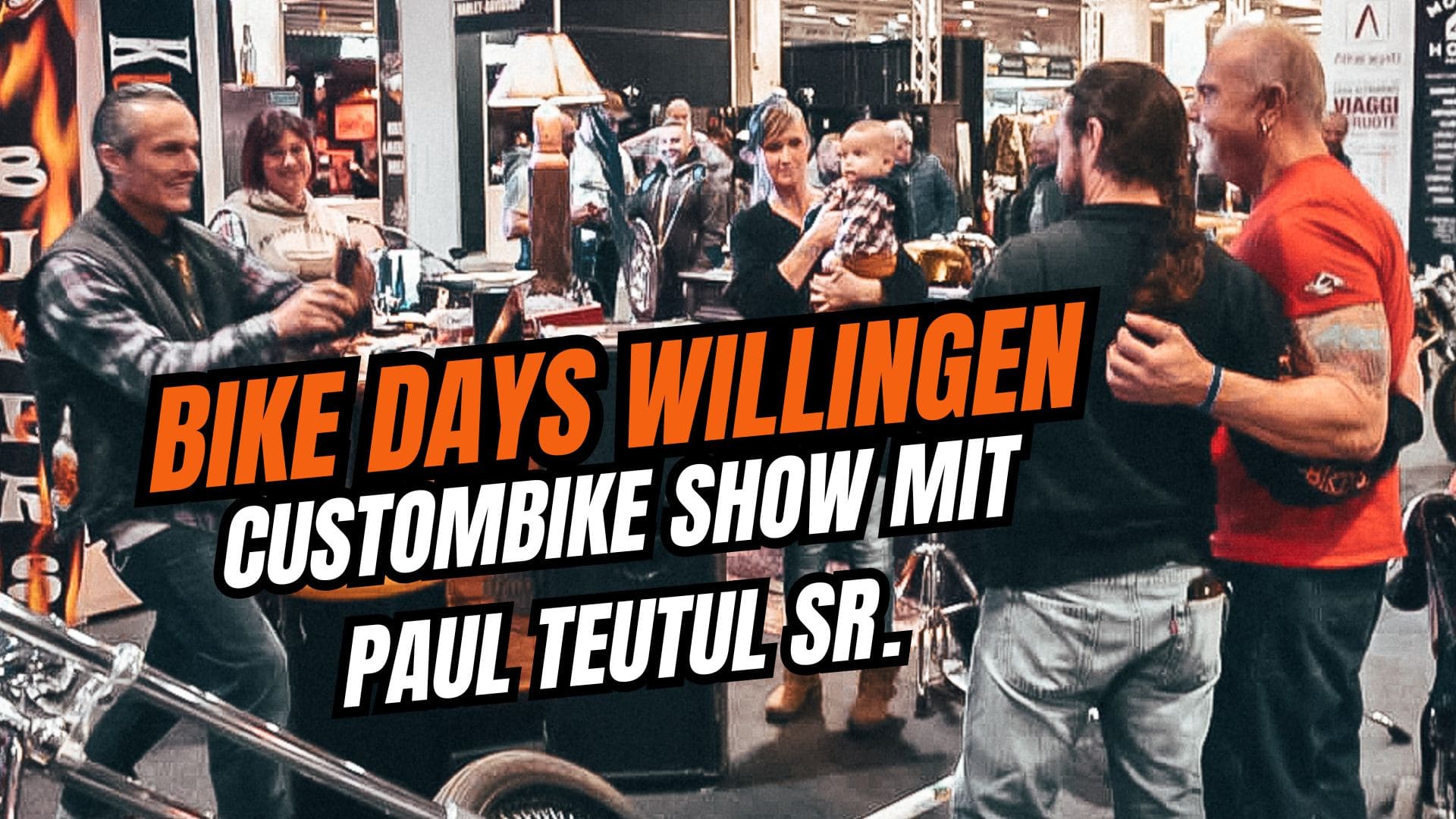 Custom Bike Show Bike Days Willingen 2025 with Paul Teutul Sr.