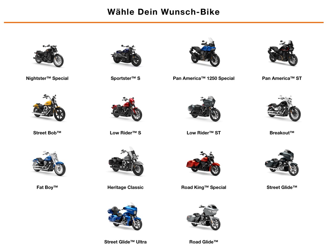 Neue Infos zur European H.O.G. Rally 2025 in Medulin 14 Harley-Davidson Modelle, rund 35 Bikes – Probefahrten in Medulin direkt vor Ort.