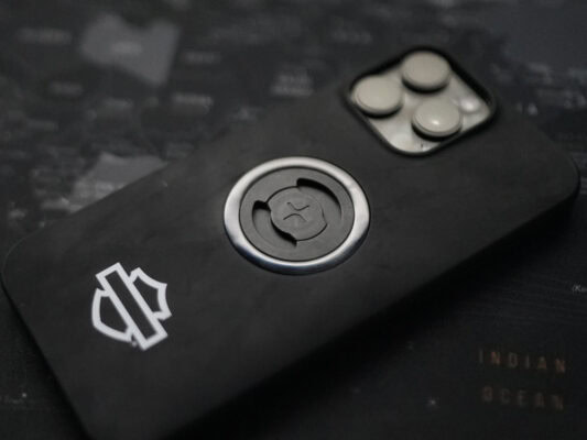 SP Connect Handyhülle mit Harley-Davidson Logo und Halteaufnahme