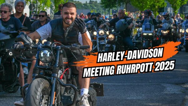 We’re back, Baby! Hamburg Harley Days 2022 a group of people riding motorcycles