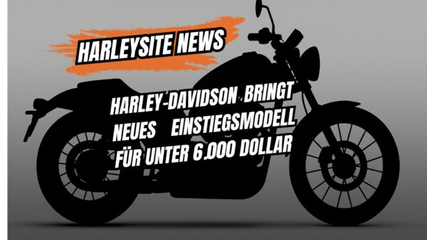 Harley-Davidson bringt neues Einstiegsmodell für unter 6.000 Dollar - Symbolbild – Cruiser-Silhouette im Harley-Stil