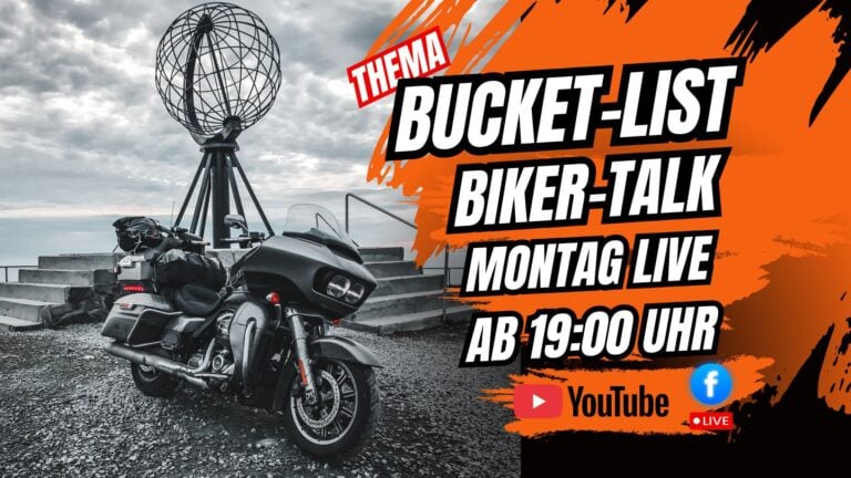 Harley Davidson & The Marlboro Man kehrt zurück – Kultfilm-Reboot 2025 Harley-Davidson Road Glide am Nordkap mit Biker-Talk Bucket-List Motiv