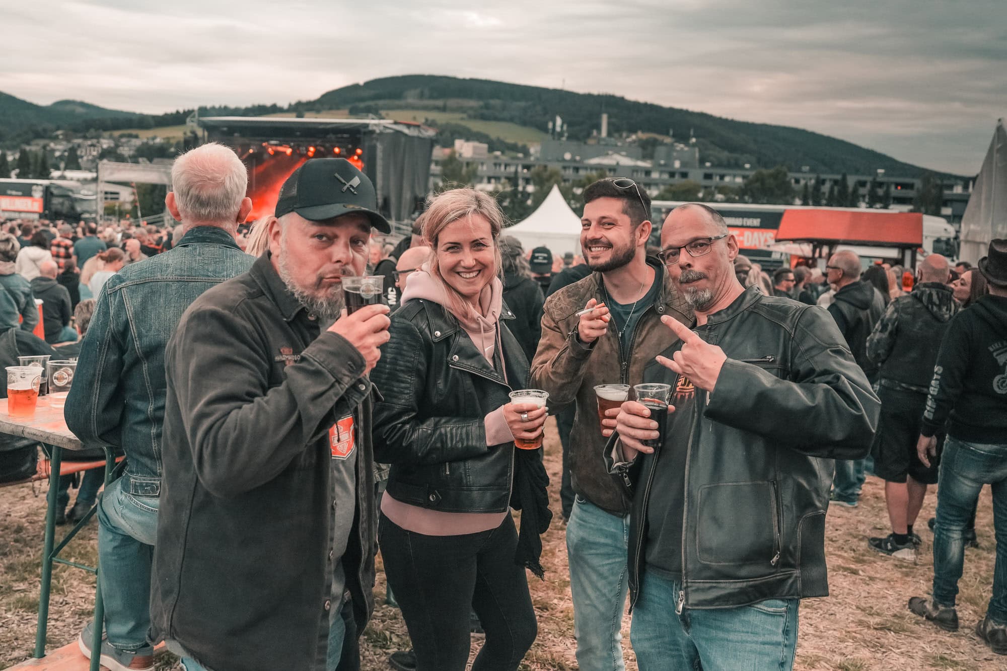 Bike Days Willingen - 2025 - Eine Gruppe von Besichern