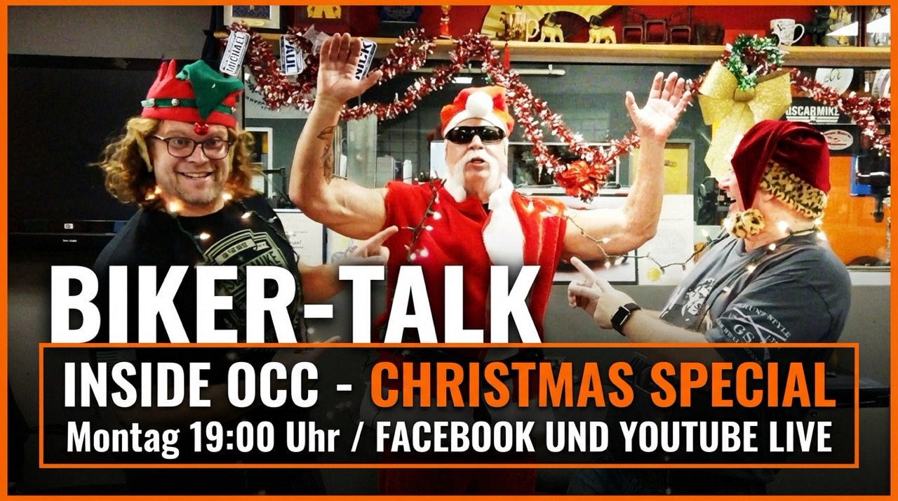BIKER-TALK Christmas Special – Live am Montag ab 19 Uhr auf Facebook und YouTube