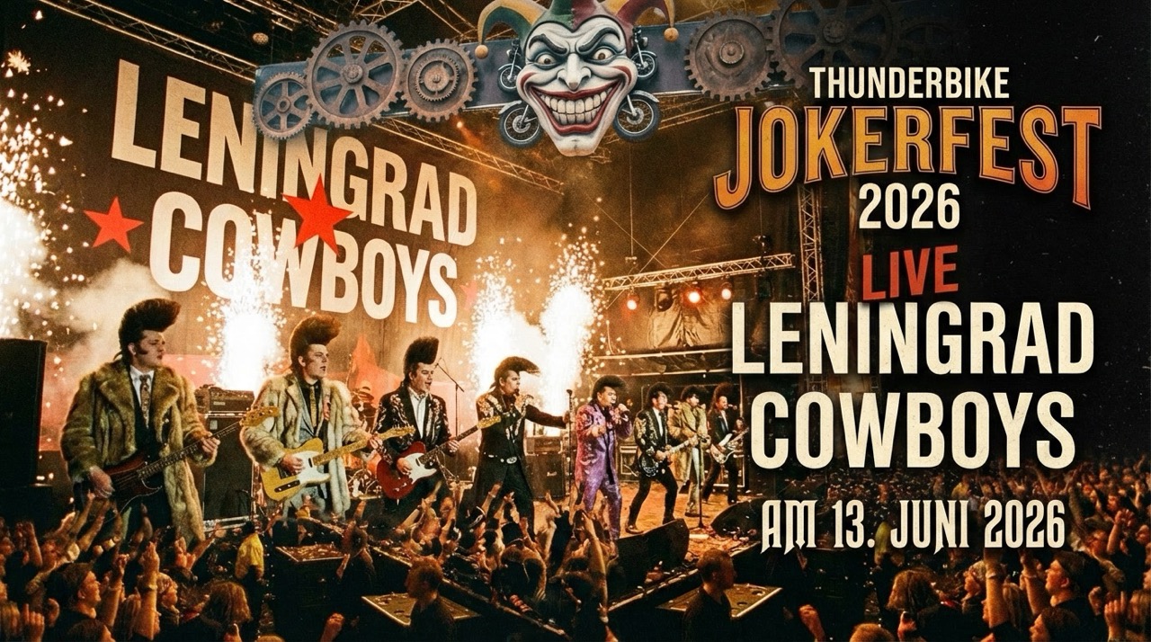 Jokerfest Thunderbike 2026 – Leningrad Cowboys – Symbolic image
