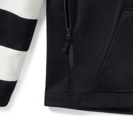 Harley-Davidson Breakout Deflector Hooded Fleece Detailansicht – Tasche mit Reißverschluss